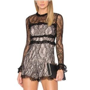 Alexis Elise Romper Lace
